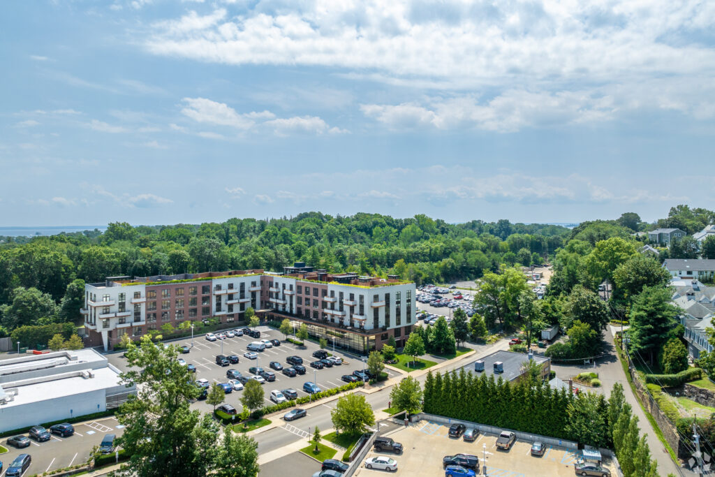 aerial view of JLofts Greenwich